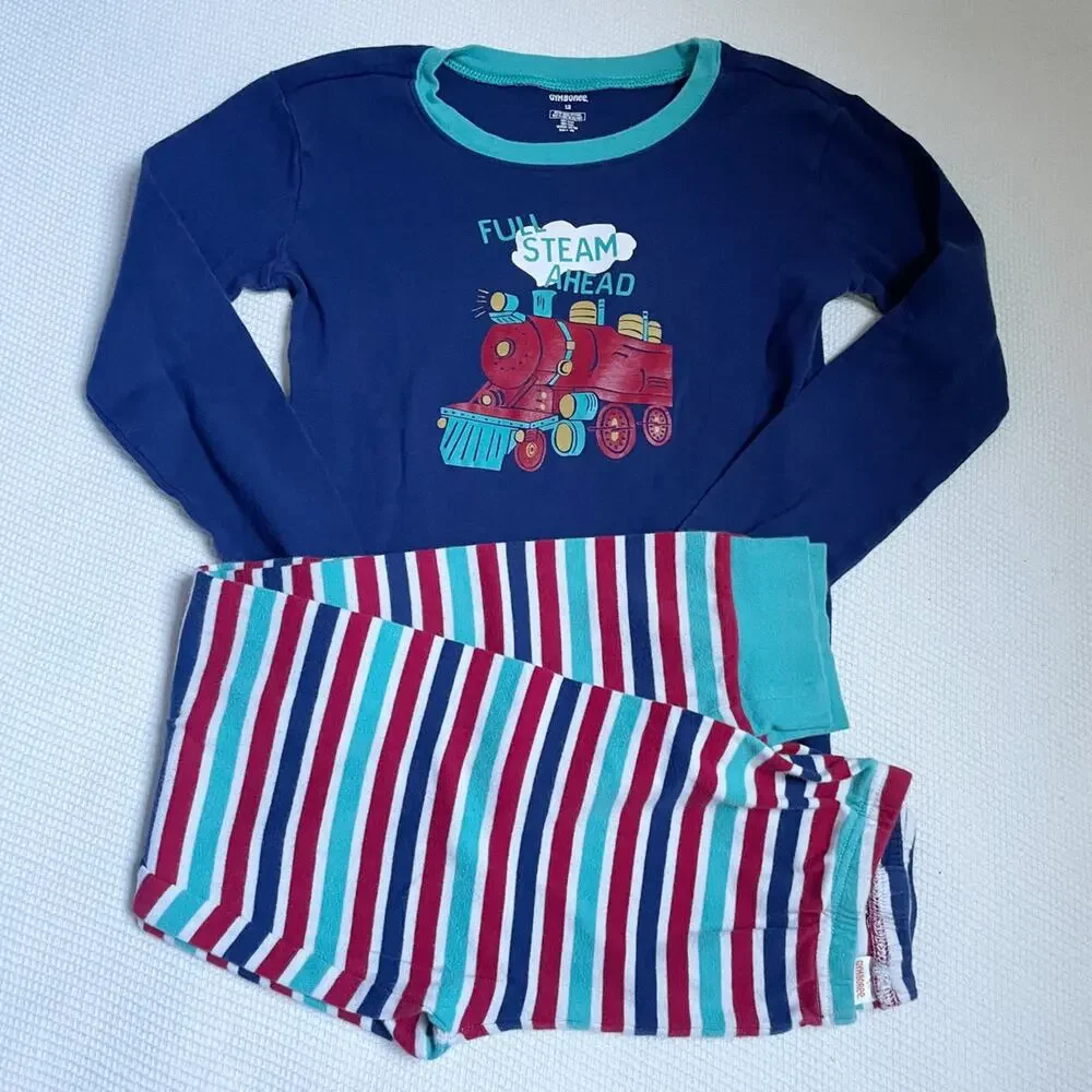 Gymboree Train Pajamas